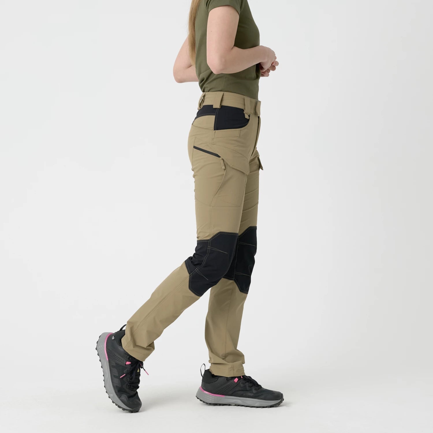 Helikon-Tex VersaStretch outdoorovo nohavice taktické dámske, taiga green – detail 5