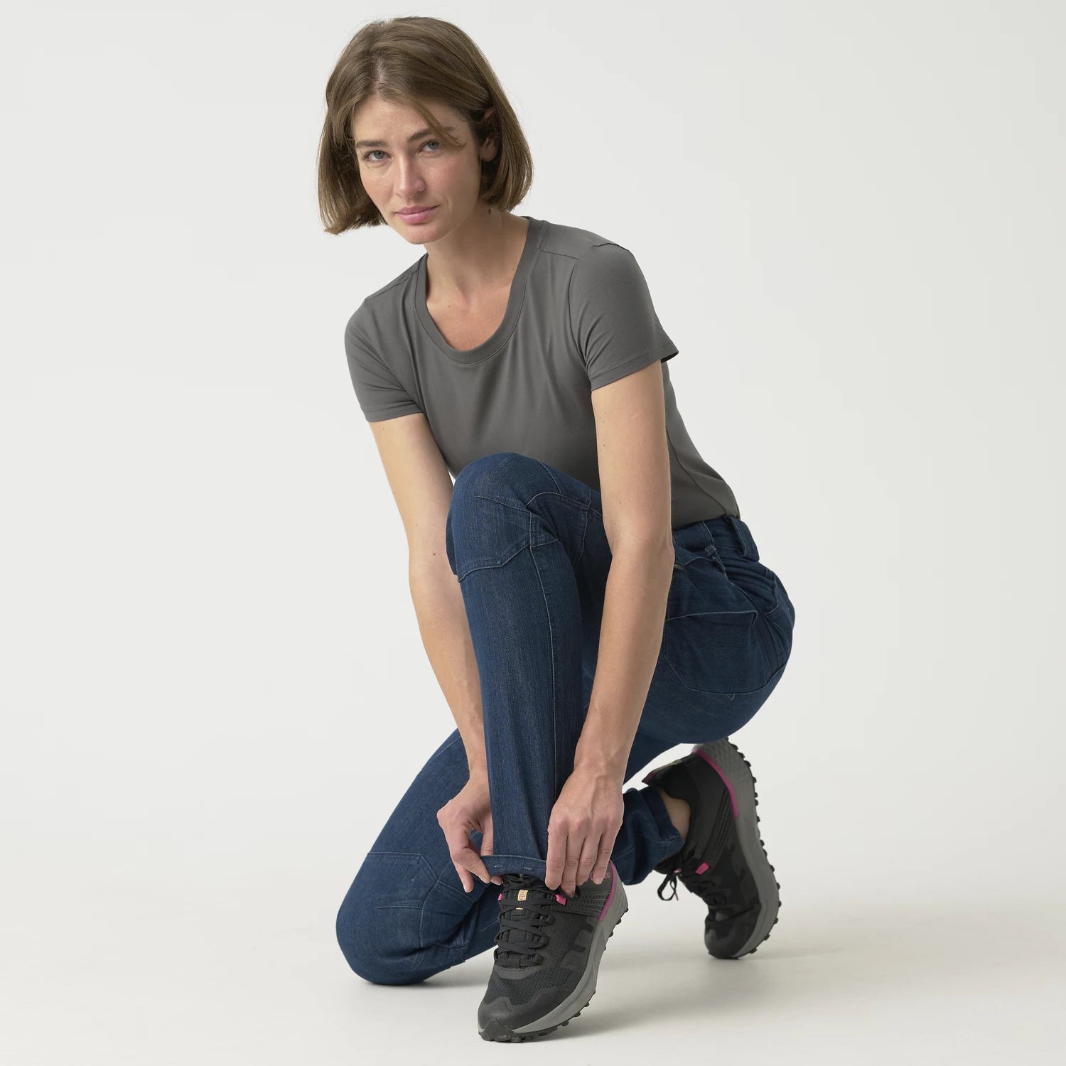 Helikon-Tex UTP Resized mestné nohavice taktické dámske Denim Stretch Mestské, Marine Blue – detail 9