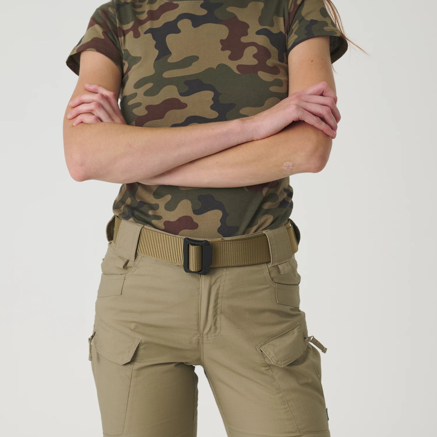 Helikon-Tex UTP Resized mestské nohavice taktické dámske PolyCotton Ripstop, Olive Drab – detail 14