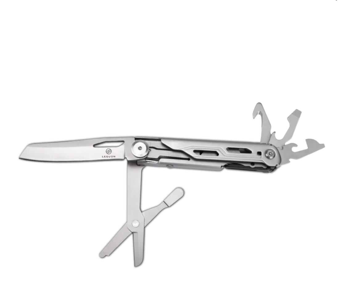 Leguon Vantor multifunctional knife 10-in-1, silver