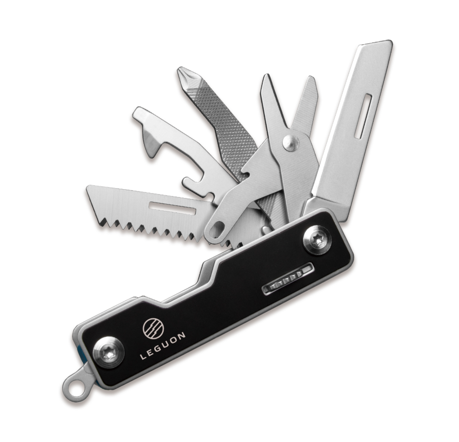 Leguon Brevis mini multitool 9-in-1, black