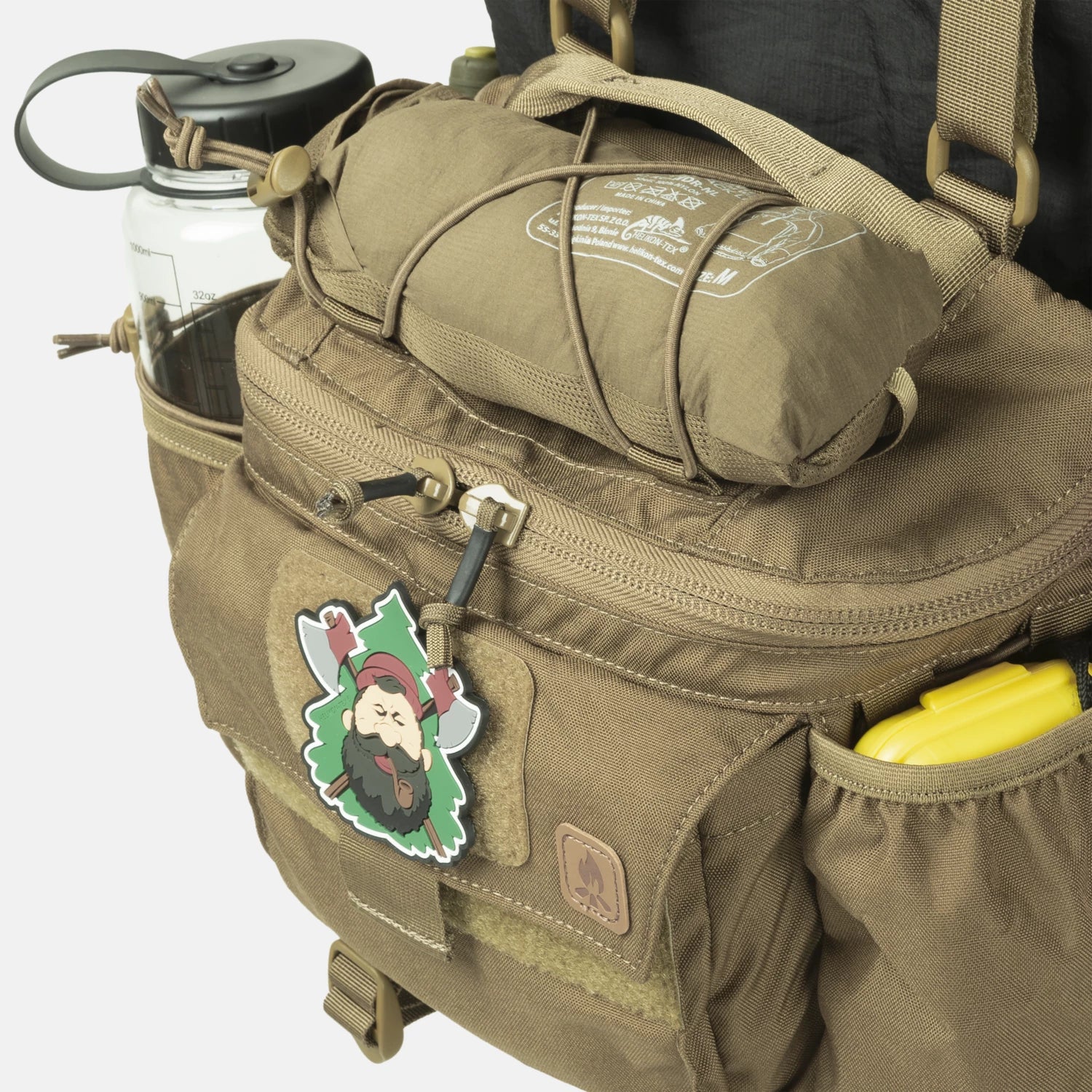 Helikon-Tex Foxtrot Mk2 bedrová taška Cordura, Shadow Grey – detail 3