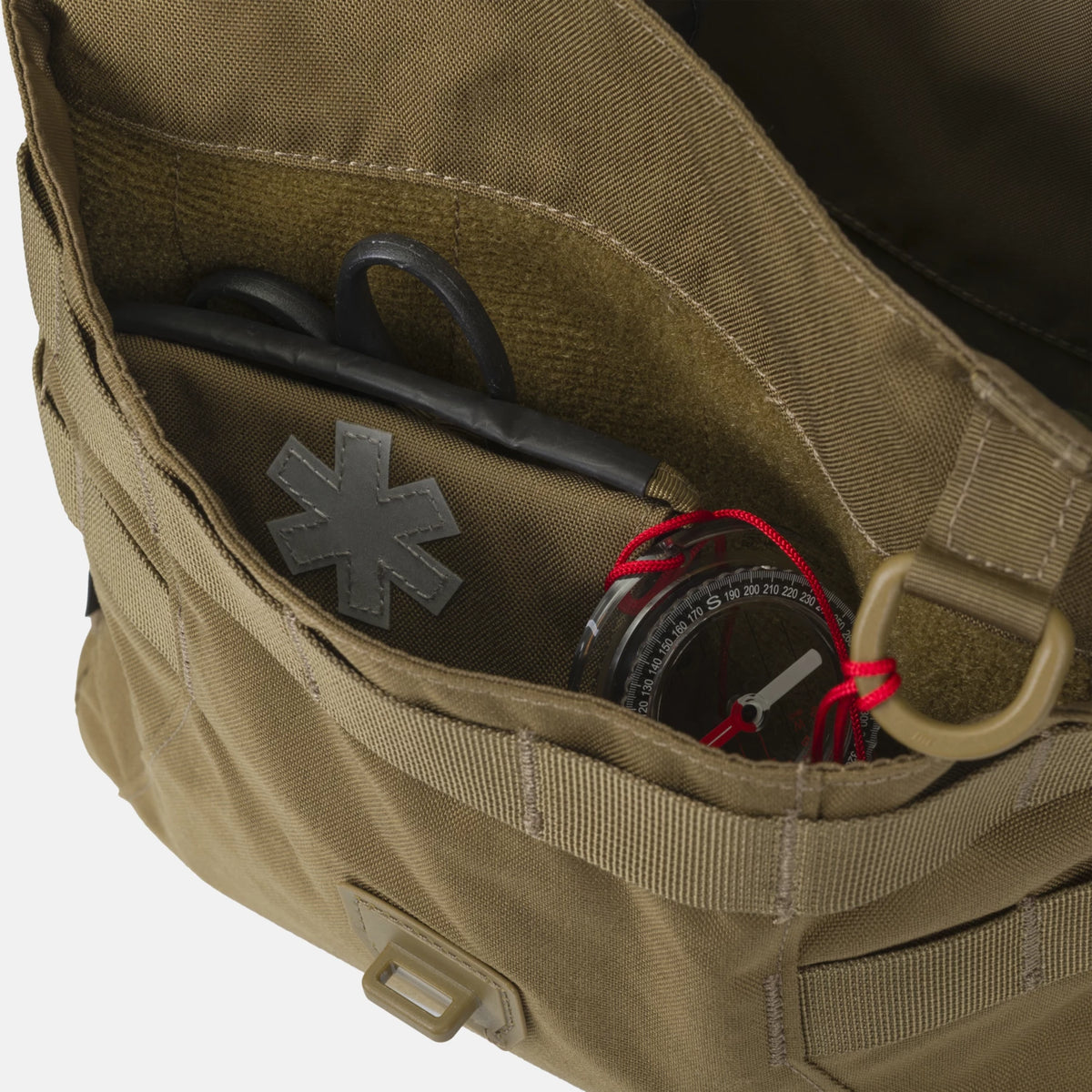 Helikon-Tex Bushcraft Haversack Bag taška cez rameno Cordura®, čierna – detail 2