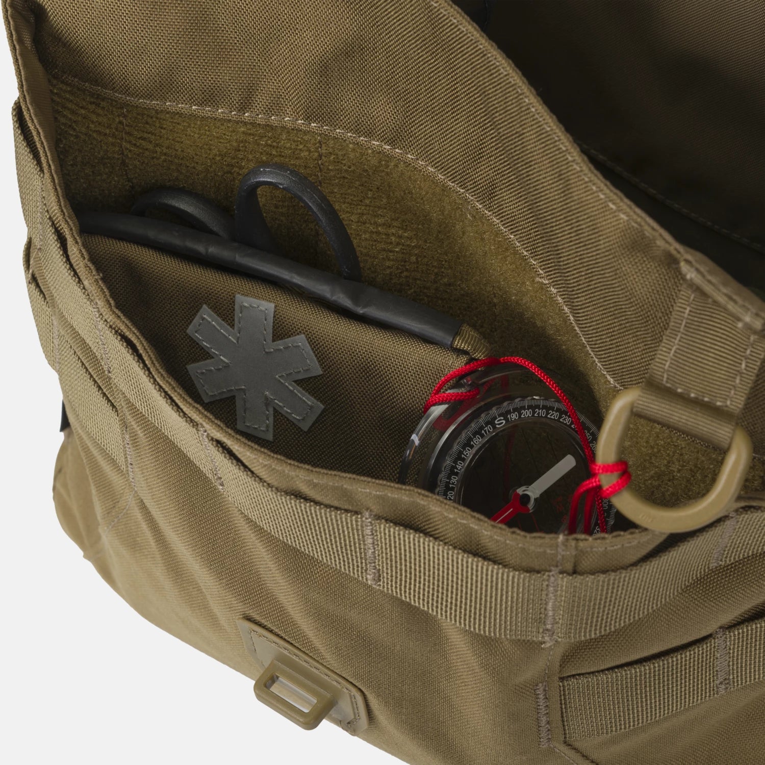 Helikon-Tex Bushcraft Haversack Bag taška cez rameno Cordura®, Coyote – detail 2