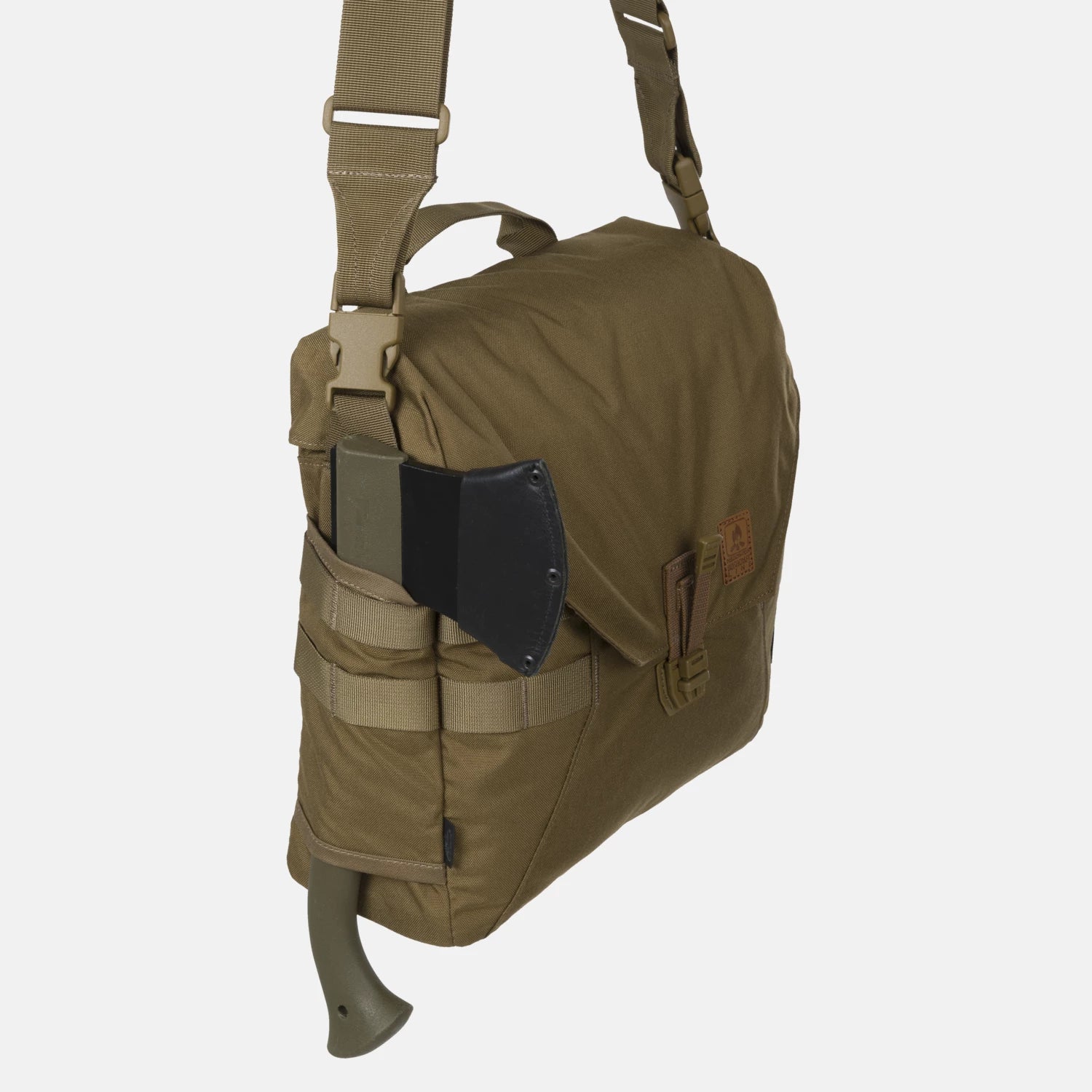 Helikon-Tex Bushcraft Haversack Bag taška cez rameno Cordura®, shadow grey/čierna – detail 5