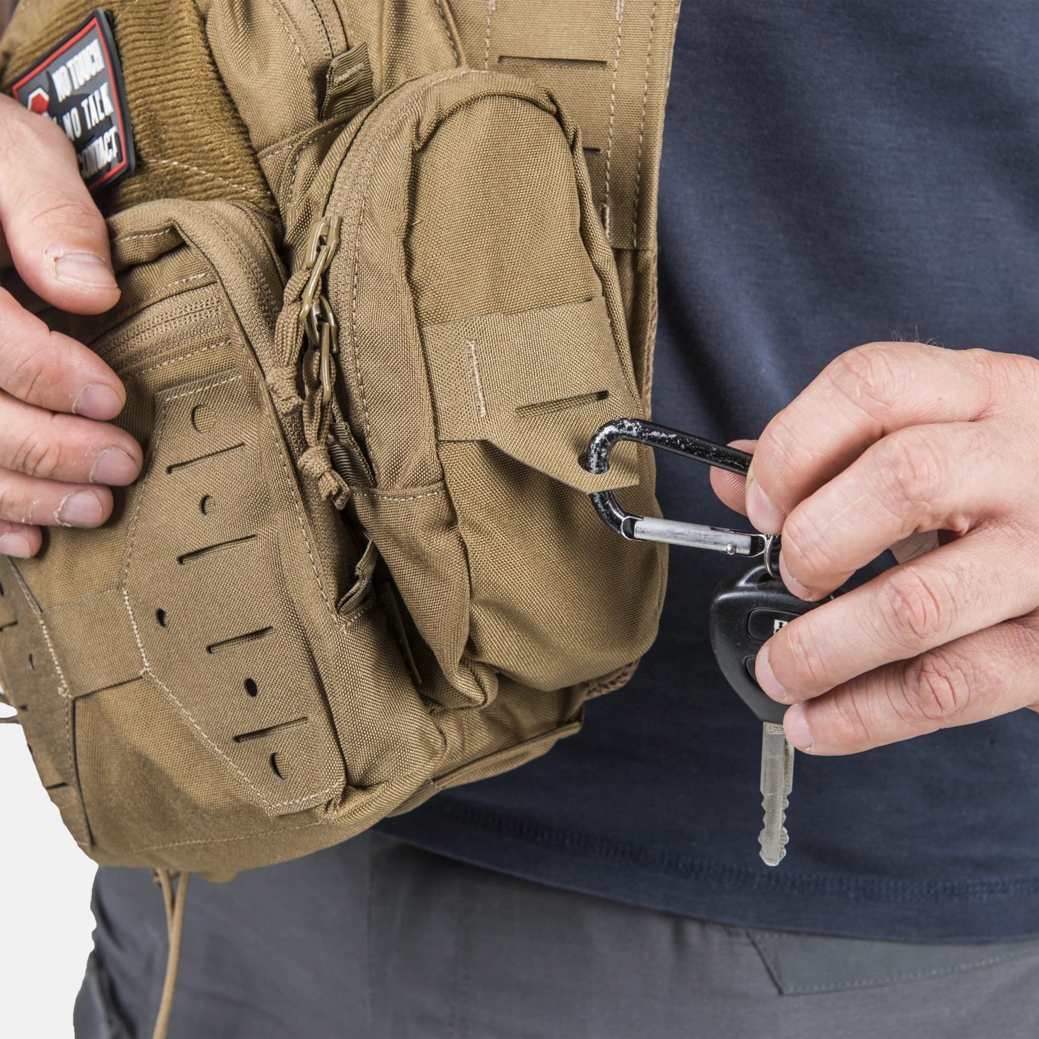 Helikon-Tex EDC taška cez rameno, Shadow Grey – detail 2
