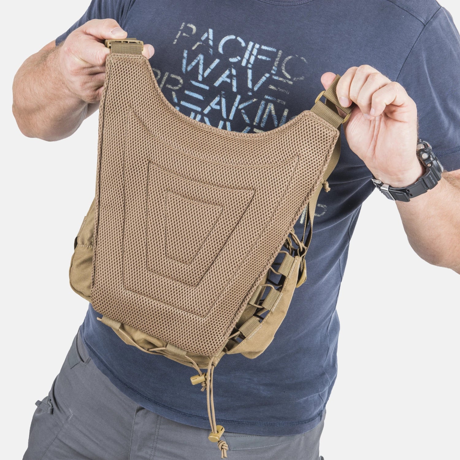 Helikon-Tex EDC taška cez rameno Cordura, MultiCam Black – detail 12