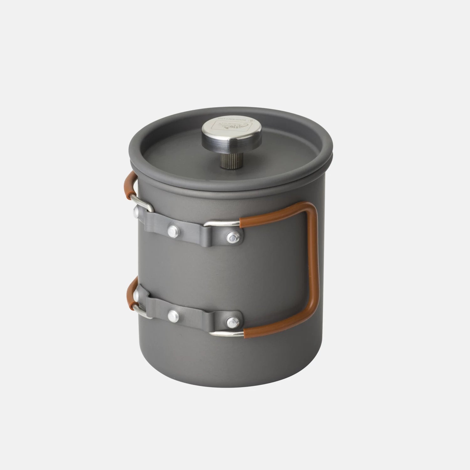 Helikon-Tex Camp hrnček na kávu French Press so sitkom, šedý – zadná strana
