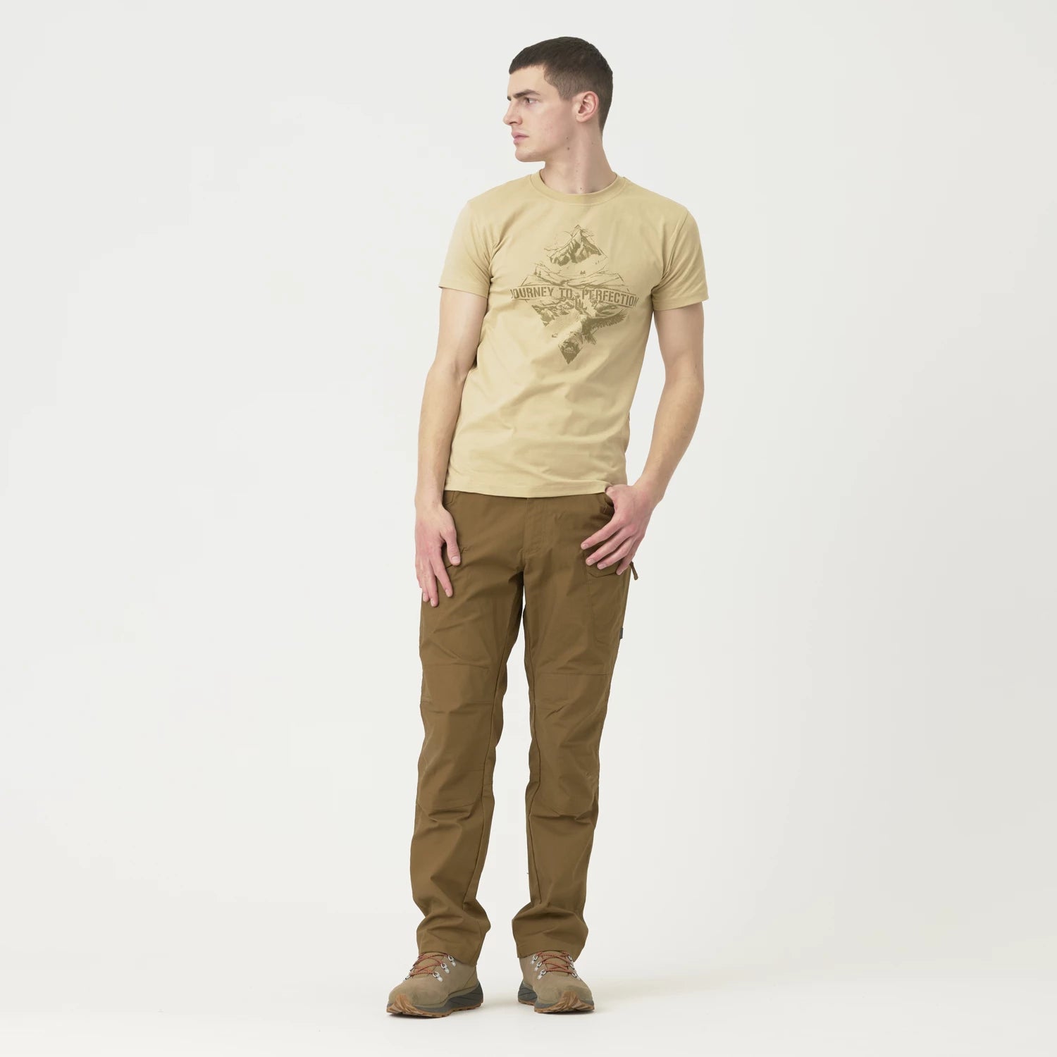 Helikon-Tex tričko Mountain Stream, khaki – detail 1