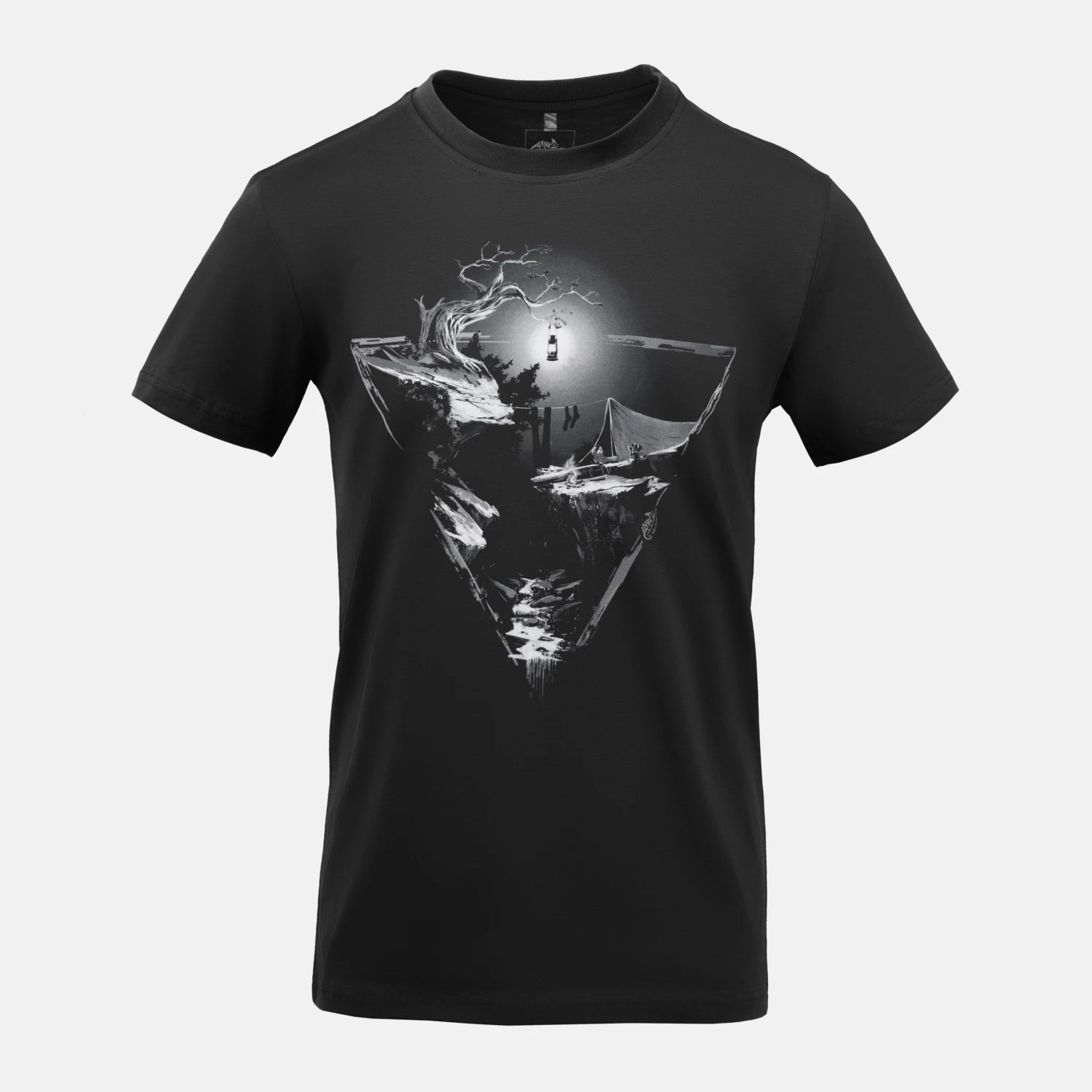 Helikon-Tex tričko Night Valley, Black – predná strana