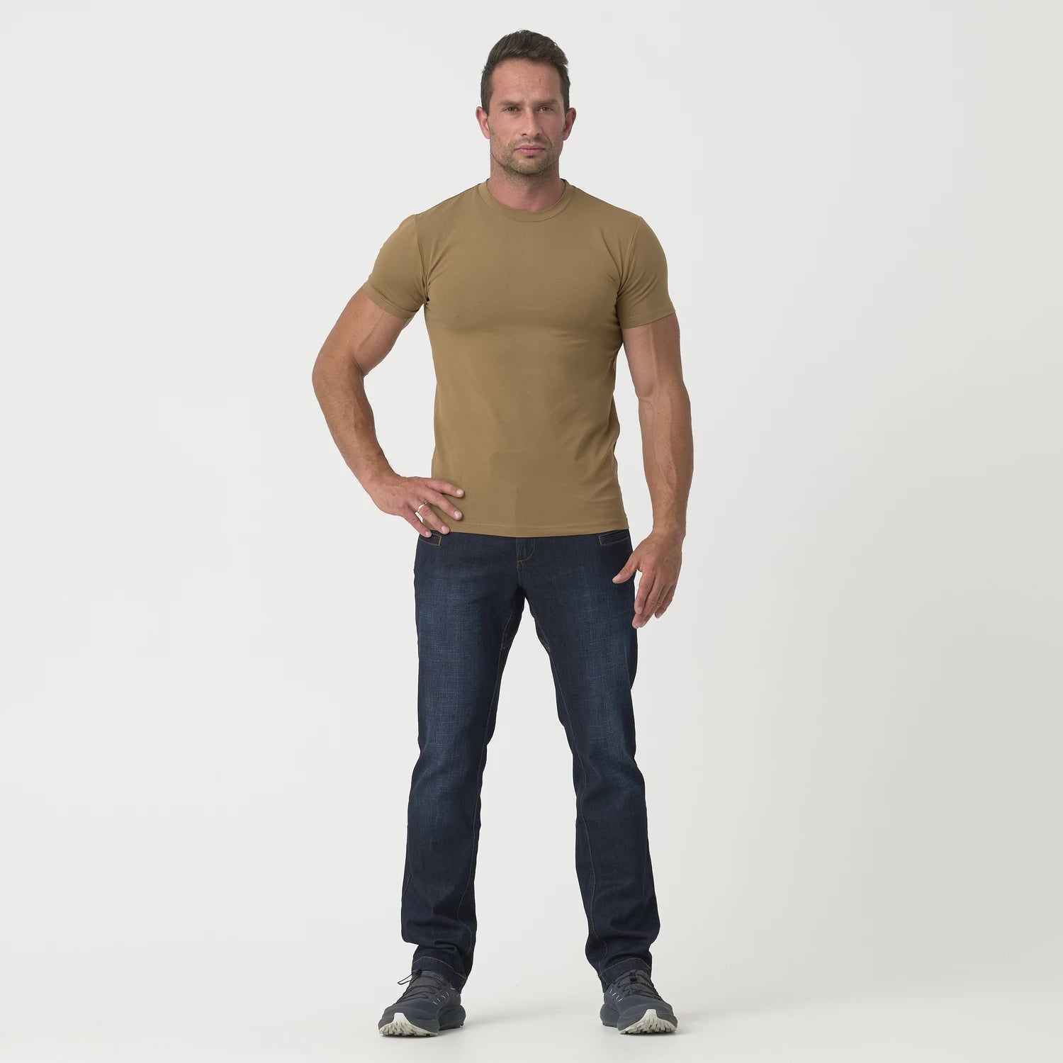 Helikon-Tex SLIM tričko z organickej bavlny, čierne – detail 1