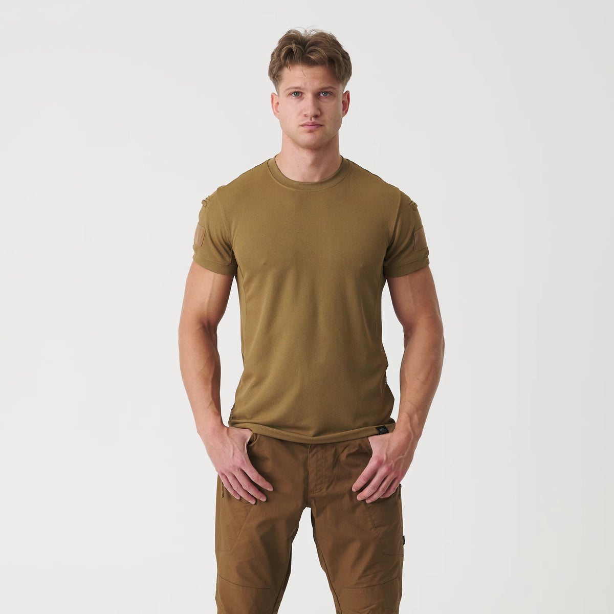 Helikon-Tex Top Cool tričko TopCool taktické, Coyote – detail