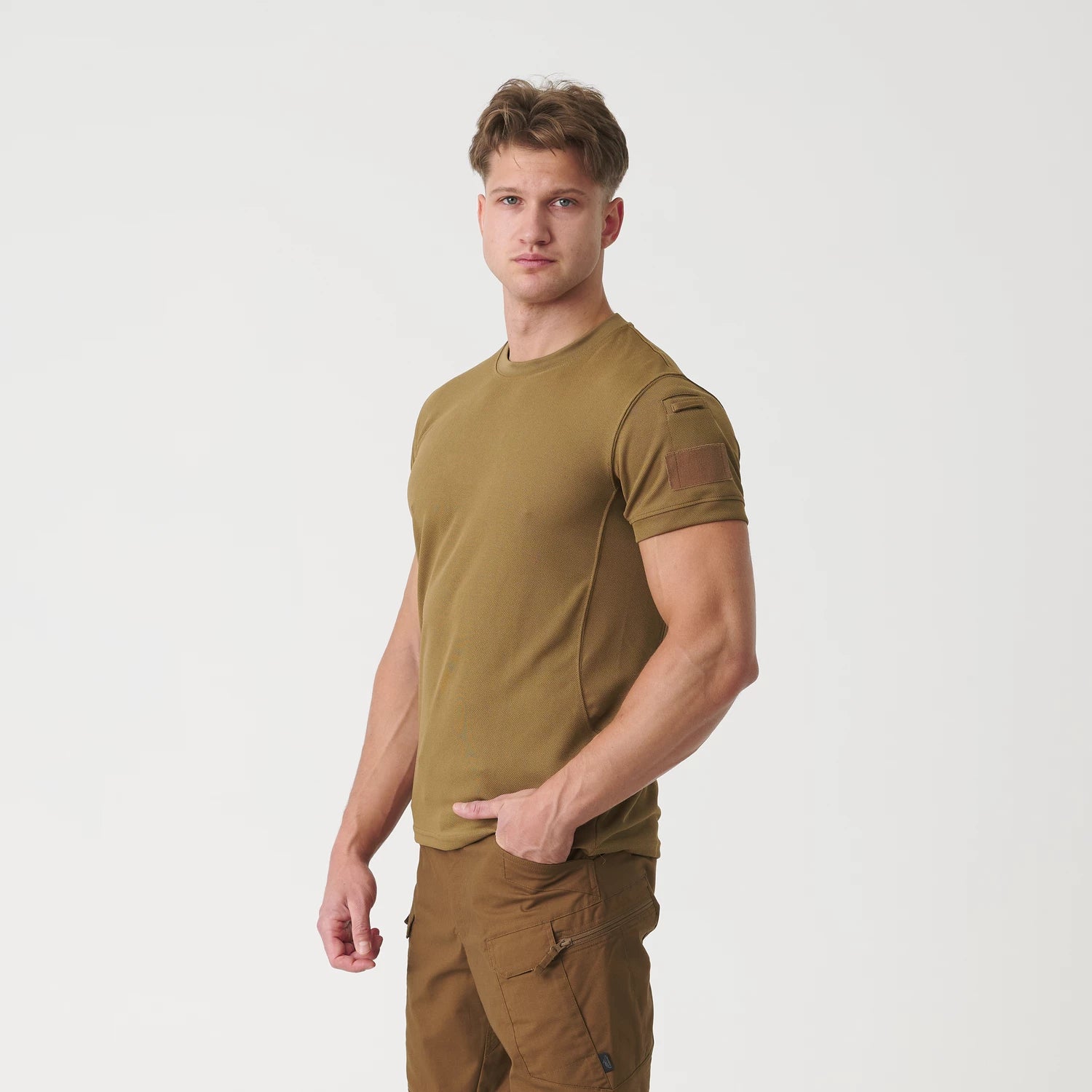 Helikon-Tex Top Cool tričko TopCool taktické, Khaki – detail 1