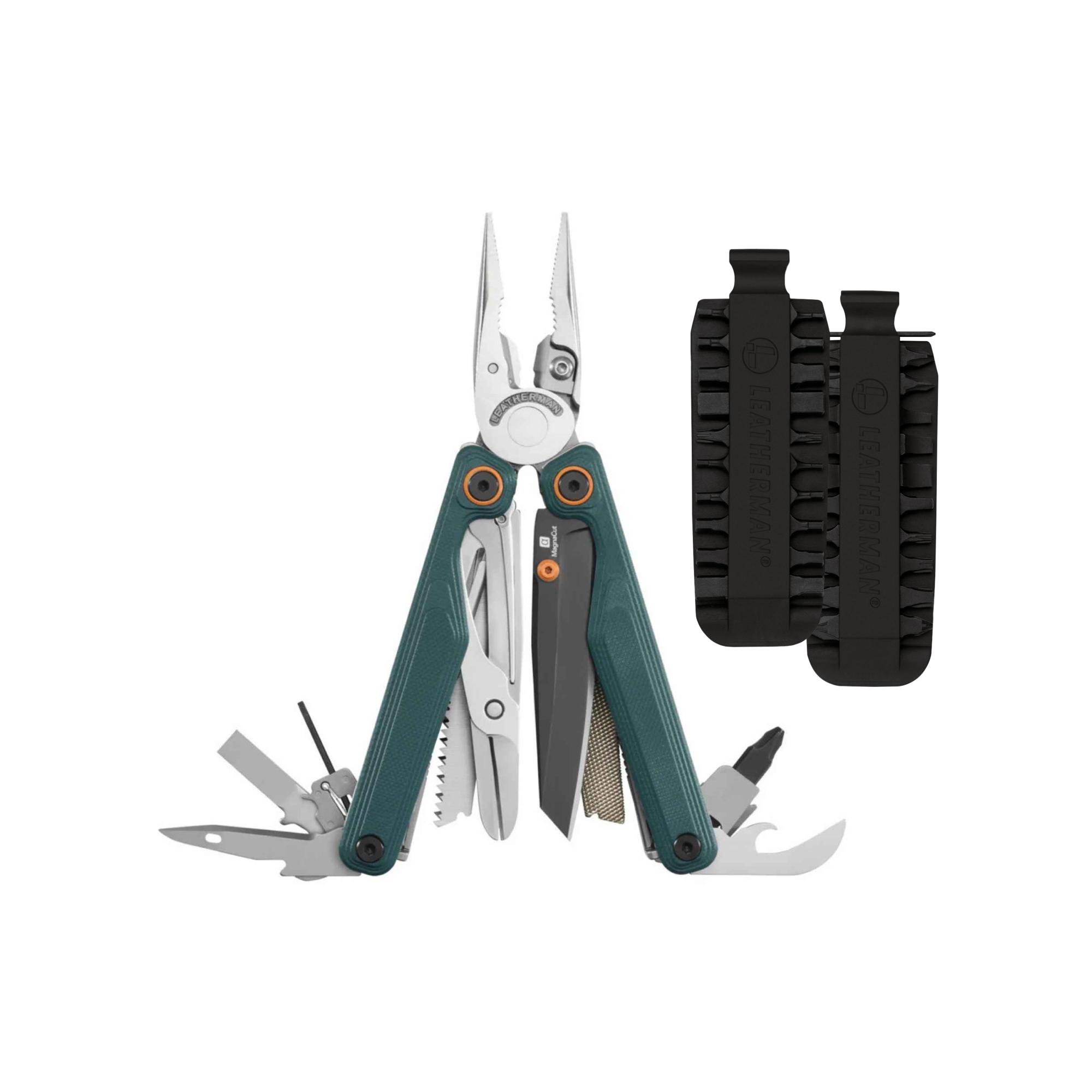 Leatherman Wave+ Multitool with Bit Kit, Cascadia