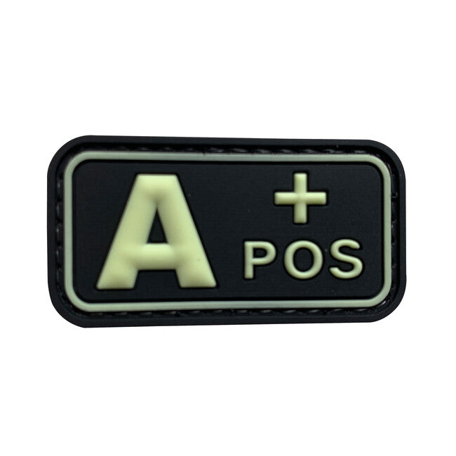 WARAGOD Aufnäher A POS PVC Aufnäher Glow in the Dark