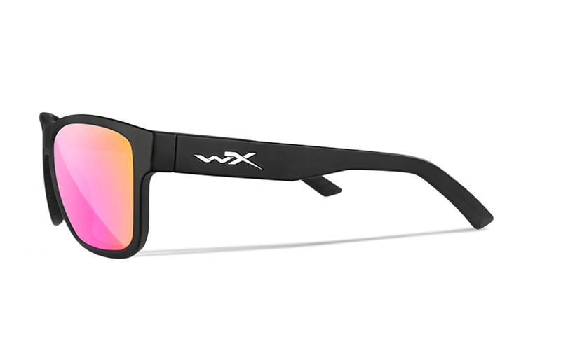 Wiley X Ovation Polarized Sunglasses, Rose Gold