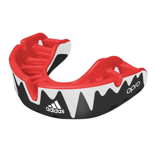 Adidas Mundschutz Opro Platinum, rot-schwarz-weiß