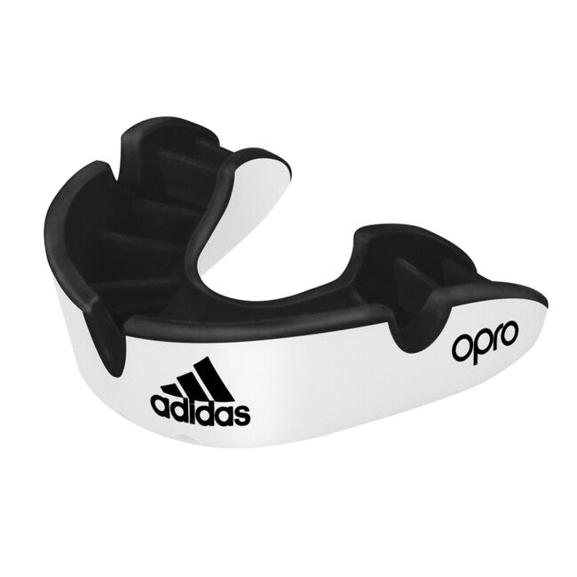 Adidas Mundschutz Opro Silver, bielo-schwarz