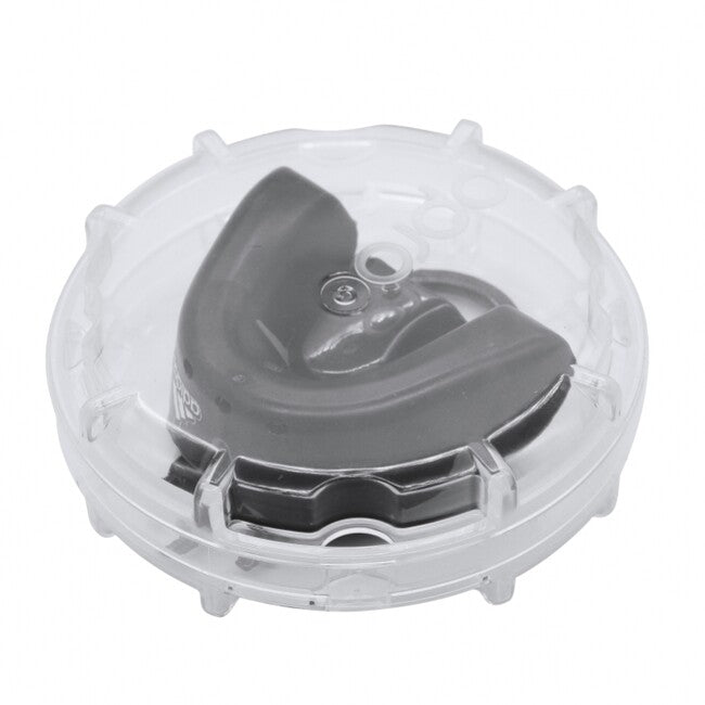 Adidas Opro Silver Mouthguard, White-Black
