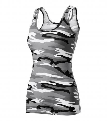 Malfini Camouflage damen Top, grau 180g/m2