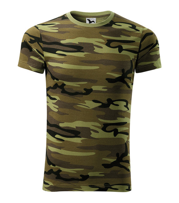 Malfini Camouflage Kurz-T-shirt 160 g/m2, grün