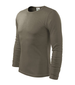 Malfini Fit-T langärmliges T-shirt, army, 160g/m2