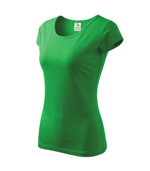 Malfini Pure damen-T-shirt, grün, 150g/m2