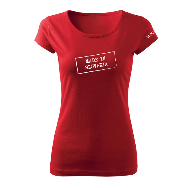 DRAGOWA damen T-shirt 150 g/m² Made in Slovakia Rot