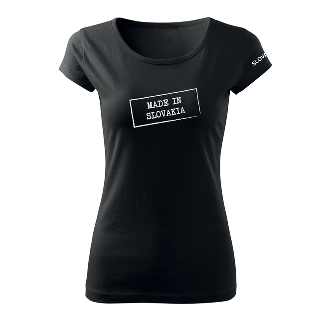 DRAGOWA damen-T-shirt Hergestellt in der Slowakei, schwarz 150 g/m2
