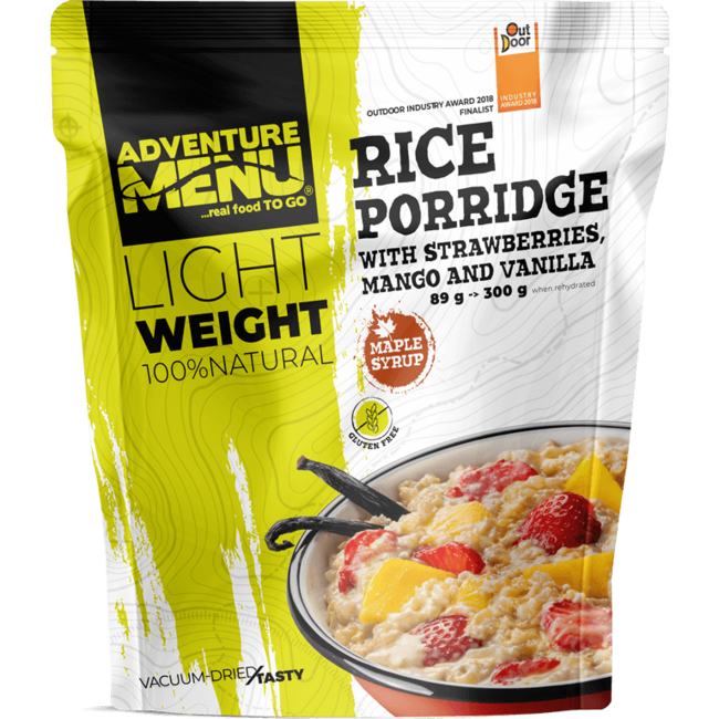 Adventure menu Reis- Brei s jahodami, mangom und vanilkou, 300g