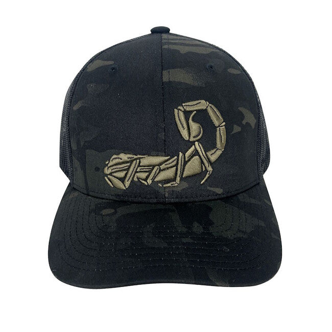 Agilite Cap Trucker Hat, multicam black