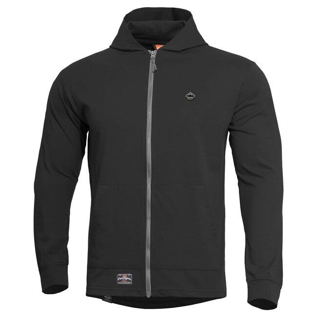 Pentagon Herren- Kapuzenpullover Agis Ring Spun, Black