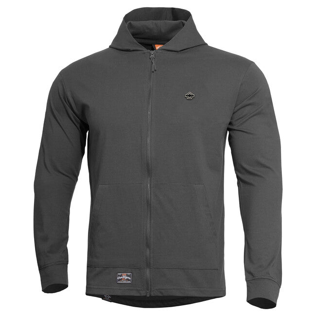 Pentagon Herren- Kapuzenpullover Agis Ring Spun, Cinder Grey