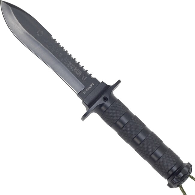 Aitor Messer Jungle King II s chrbtovou Säge, schwarz