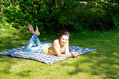 Amazonas Picknick- deka, ultra light 150x120 cm, blau