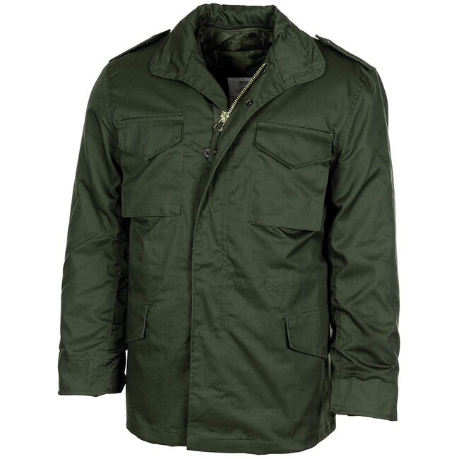 MFH Amerikanische Feldbluse M66 mit herausnehmbarem Steppfutter, OD grün