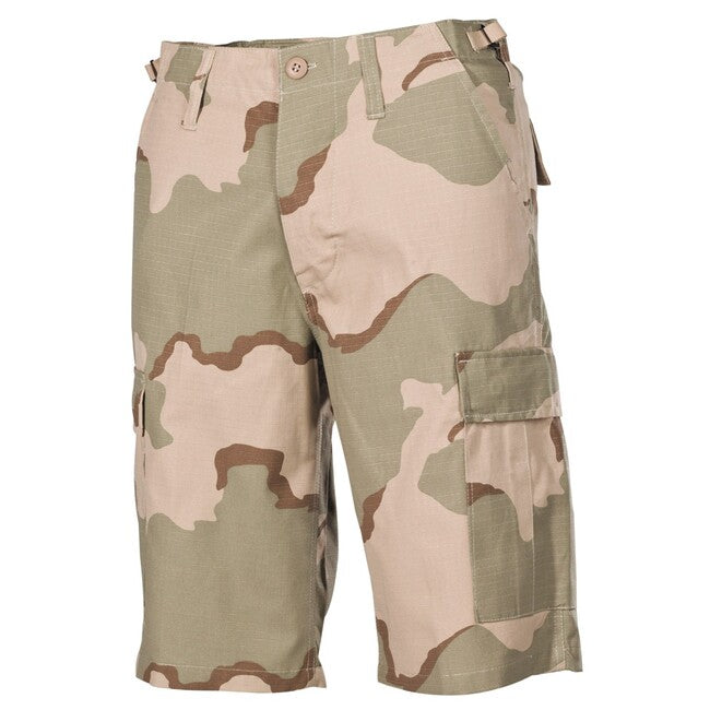 MFH Americke kurz Hose BDU Rip stop, 3 col. desert