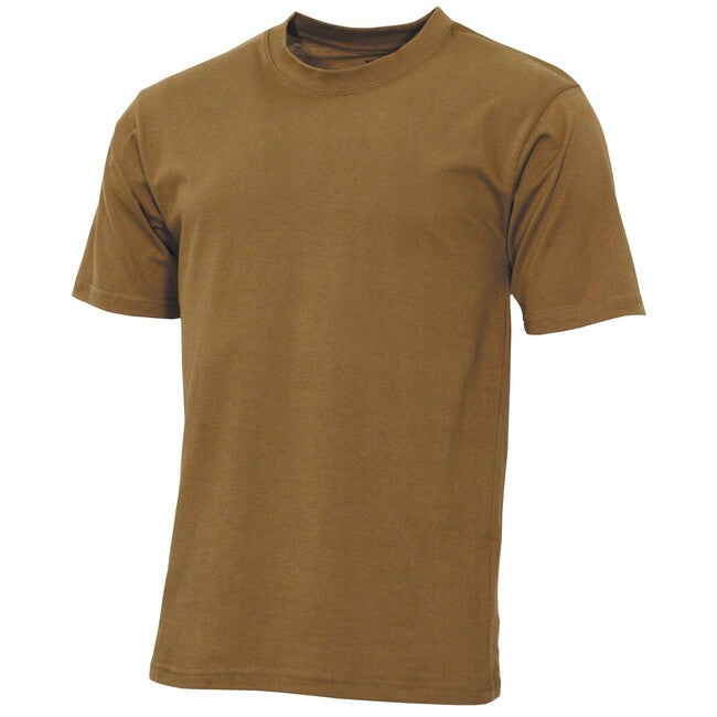 MFH Amerikanisches T-shirt Streetstyle, koyotenbraun