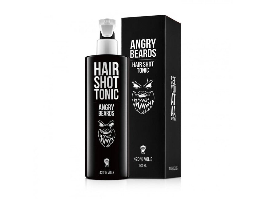 Angry Beards Hair Shot Hair Tonic 500ml