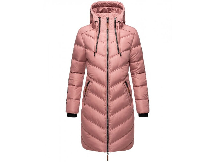 Marikoo ARMASA damen-winterjacke, dark rose