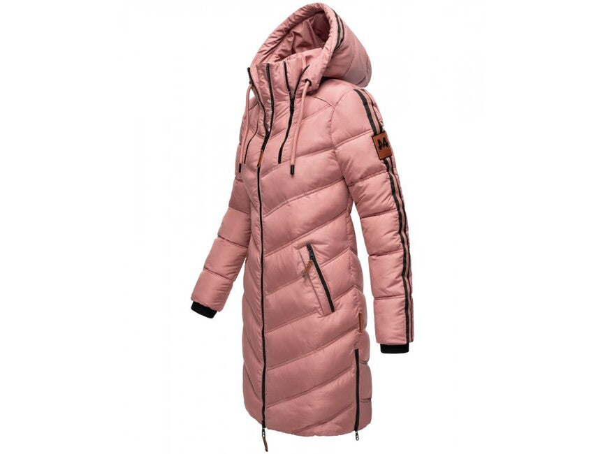 Marikoo ARMASA damen-winterjacke, dark rose