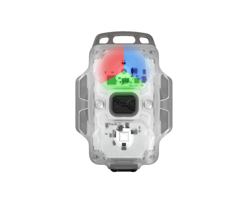 ArmyTek F07102G transparente tragbare LED-Leuchte, Crystal Grey