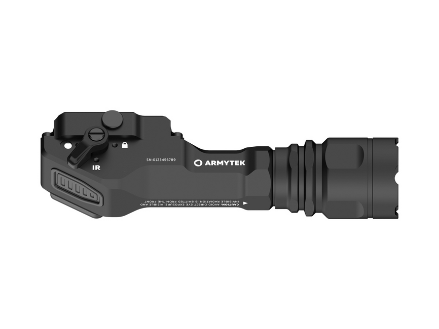 Armytek Parma C2IR Pro Compact Weapon-Mounted Rechargeable Flashlight 1200lm