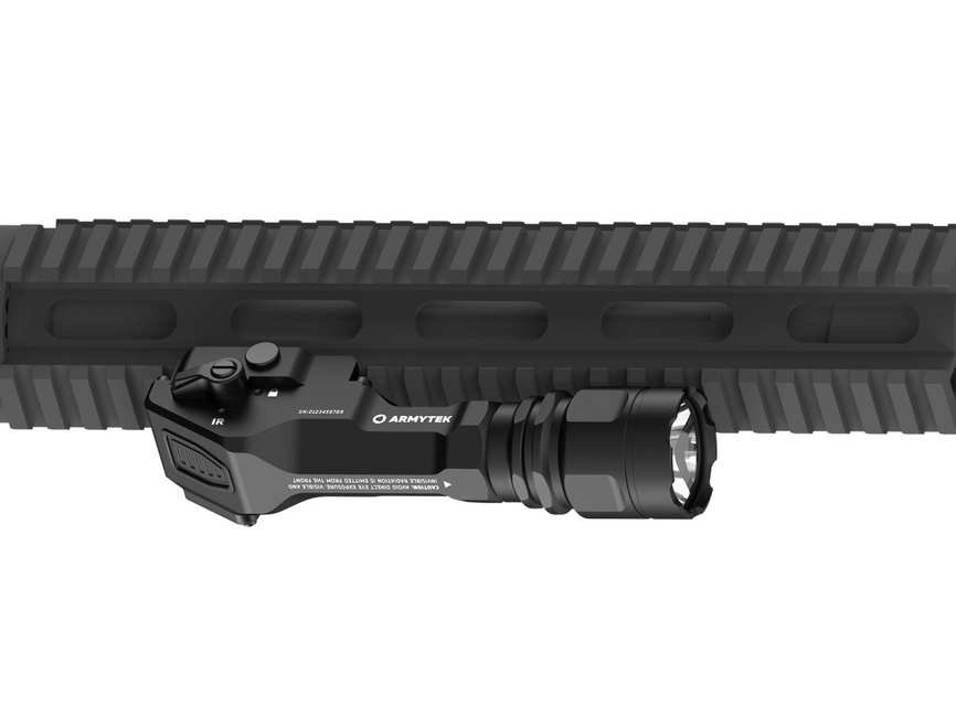 Armytek Parma C2IR Pro Compact Weapon-Mounted Rechargeable Flashlight 1200lm