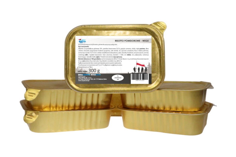 Arpol Militärmahlzeit in Schale - Tomatenrisotto, 300g