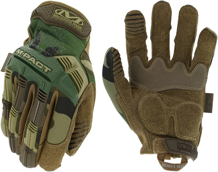 Mechanix M-Pact Impact Protection Gloves, Woodland Camo