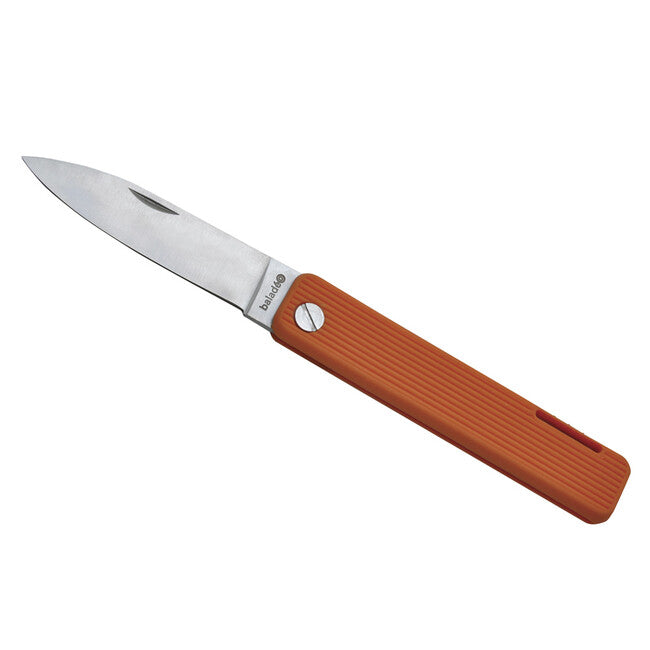 Baladeo ECO352 taschenmesser klinge 7,5 cm stahl 420 griff tpe orange