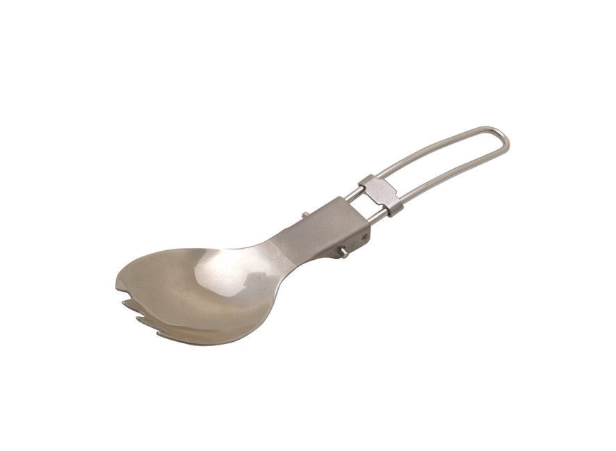 Baladeo PLR087 Klapplöffel mit Gabel, Titanium