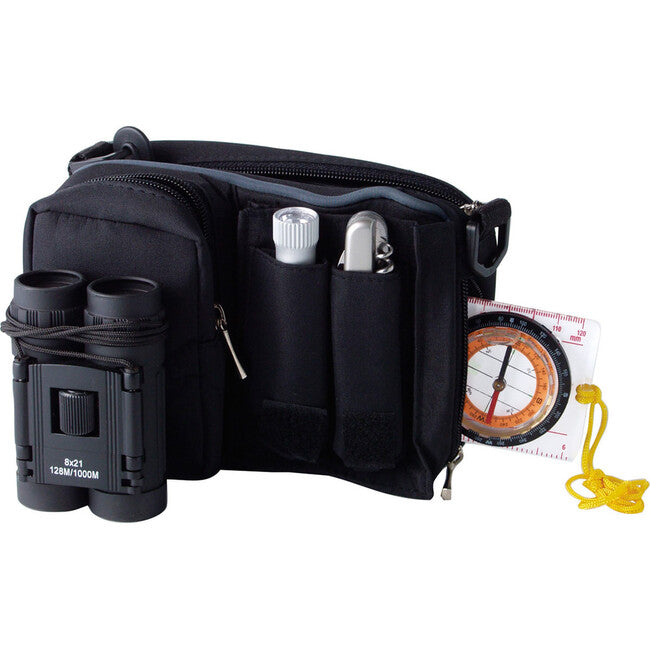 Baladeo PLR101 trekking-set mit messer, fernglas und keule