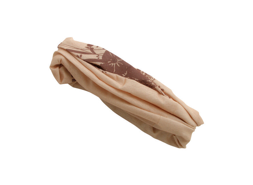 Baladeo PLR145 schal, beige bedruckt